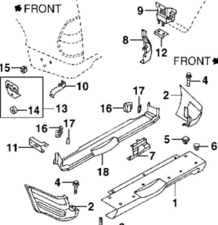 Stoßstangenträger Opel Frontera B 97144567 1404800 Halter