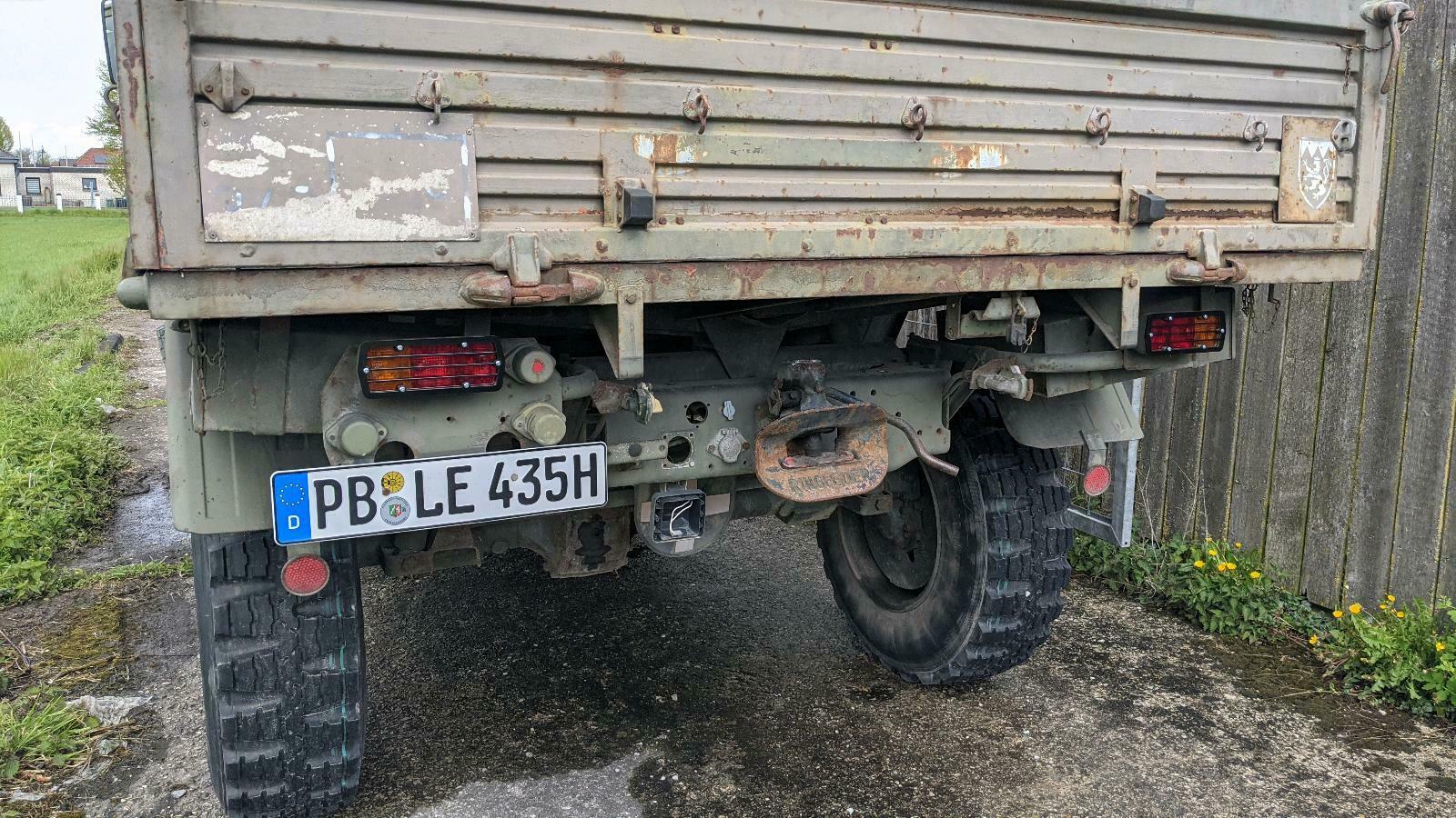 Rückleuchten-Schutzgitter hinten für Unimog 1300L Wolf MAN KAT VW Iltis